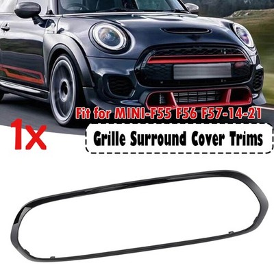 Rahmen Ziergitter Blende Front Kühlergrill Für MINI F55 F56 F57 2014-21 Schwarz