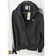 Adidas Originals Firebird Track Jacket Mens Black Small  New  Full Zip Stripe