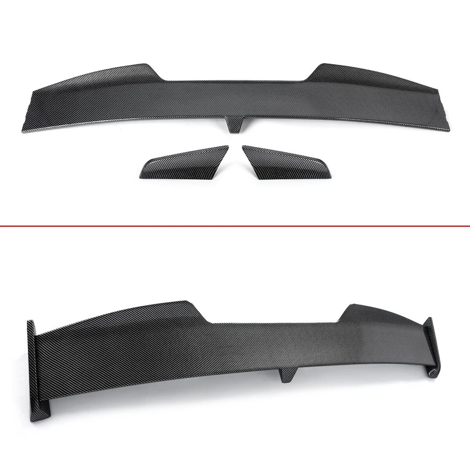 BMW X6 X6M G06 F96 2020-2024 Carbon Look Rear Roof Tail Lip Spoiler Top Wing Foto 3 de 4