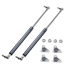 15 Inch Gas Struts 100lb 2 Pack with Brackets, Heavy Duty 15" 100Lbs/445N
