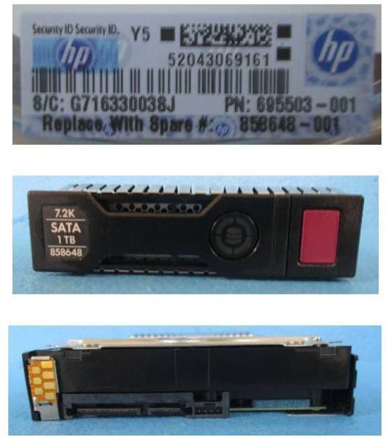 Hewlett Packard Enterprise 858648-001 HDD 1TB SATA 3.5 "" 7200 RPM - Image 2