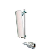 L-Com HG2414DP-090 2.4 GHz 14 dBi 90  Dual Polarized / Dual Feed Sector Antenna