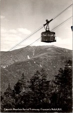 Cannon Mountain Aeria Tramway - Franconia Notch N.H Vintage Postcard Wpc10