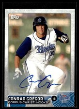 2015 PRO DEBUT AUTO CONRAD GREGOR HOOKS