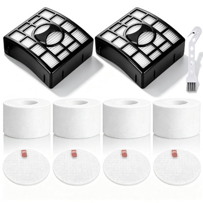 Leadaybetter 2 4 Pack Replacement Filters For Shark Rotator Duoclean Powered