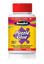 Jigsaw Puzzle Glue with Applicator   Preserve, Save, and Laminate Puzzles Fast