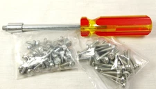 McGard Anti-Theft Security Driver 60046 w/Screws Bolts 50x 6-32 + 36x 8-32