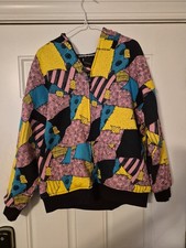 The Nightmare Before Christmas Disney Jack  Sally Reversible Zip Hoodie NWT