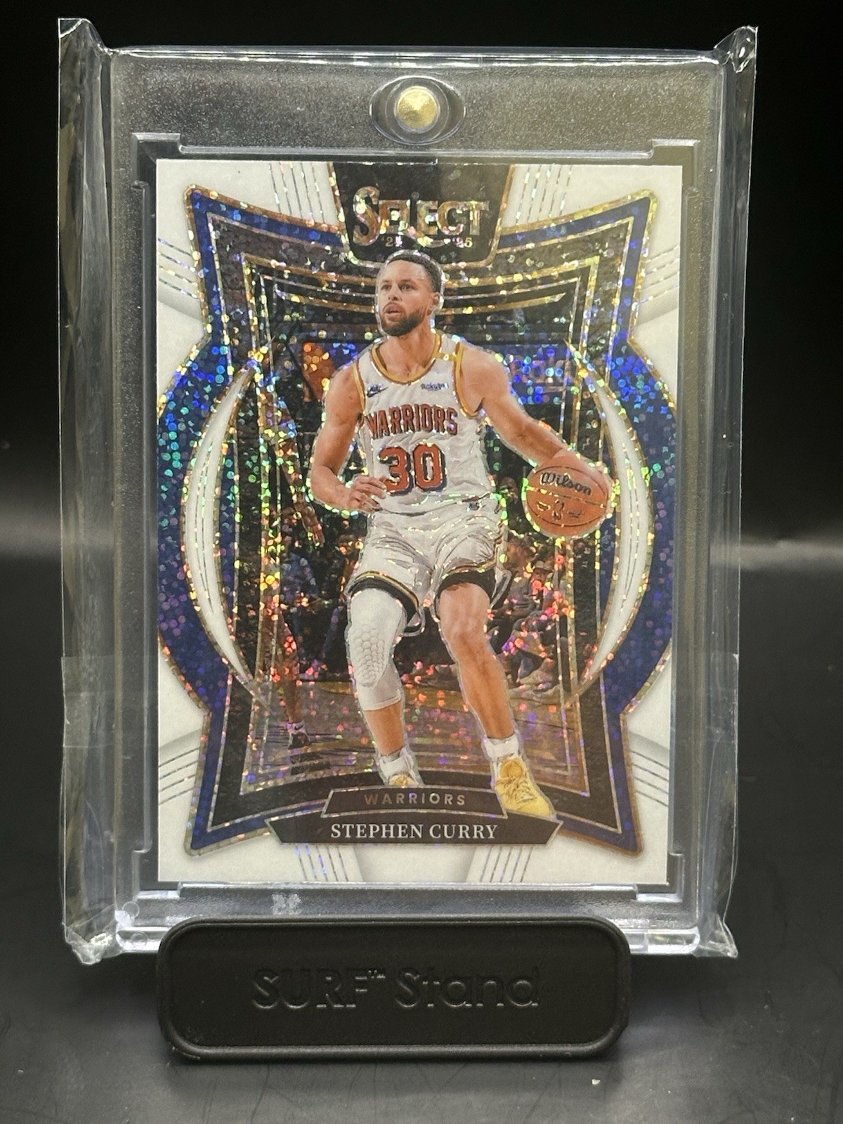 2024-25 Panini Select - Concourse Stephen Curry #7 White Sparkle Prizm