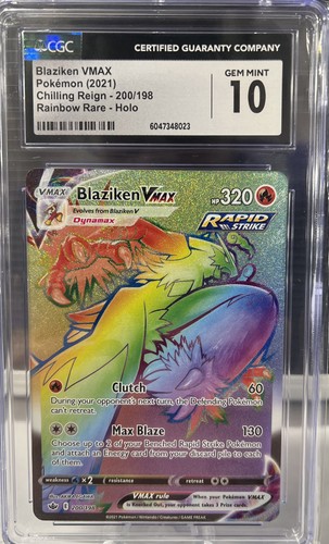 Blaziken VMAX graded CGC 10 for sale on eBay