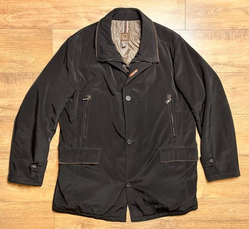 Gimo’s Italy Men’s Insulated Polyester Jacket Size US 54 Zipper And Buttons - product listing photo