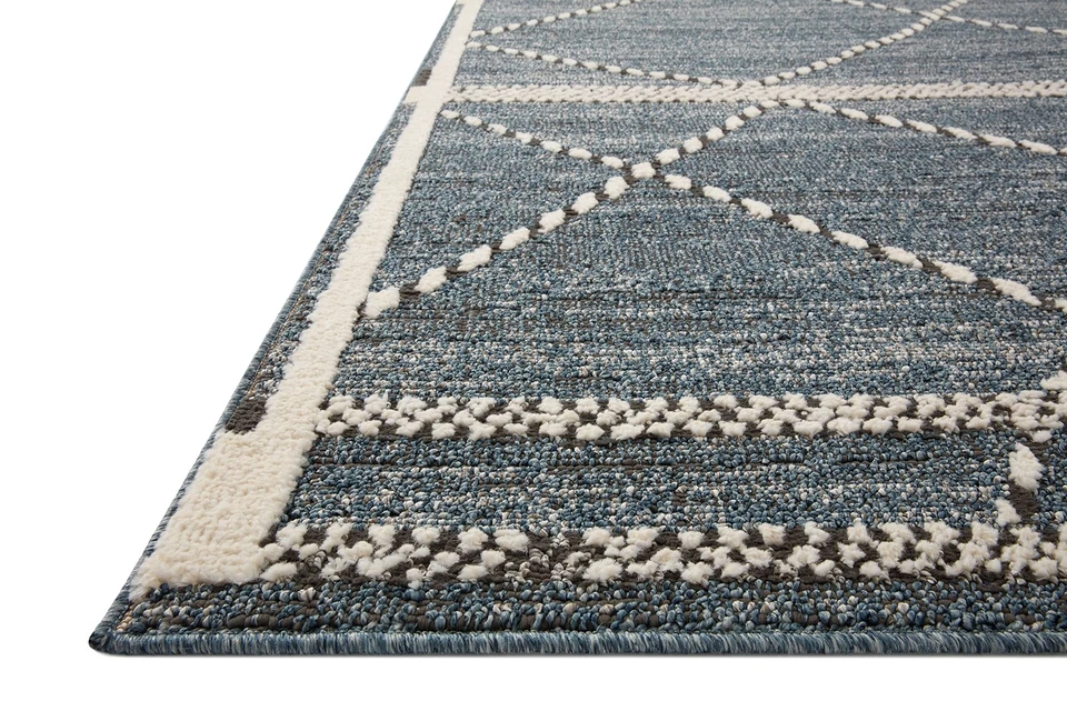 Fabian Collection FAB-01 Denim/Charcoal 7'-10" x 10' Area Rug - Image 3 of 4
