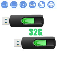 2Pack 32GB USB Flash Drive Memory Stick Data Storage Thumb Pen Drives U Disk