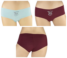 VICTORIA'S SECRET NO SHOW CHEEKY PANTY RHINESTONE VS LOGO XS S M L XL XXL NWT