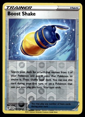 Boost Shake 142 Reverse Holo | Pokemon Evolving Skies | englisch | Near Mint