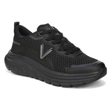 Vionic Walk Max II Sneaker - Black Knit Womens size 5