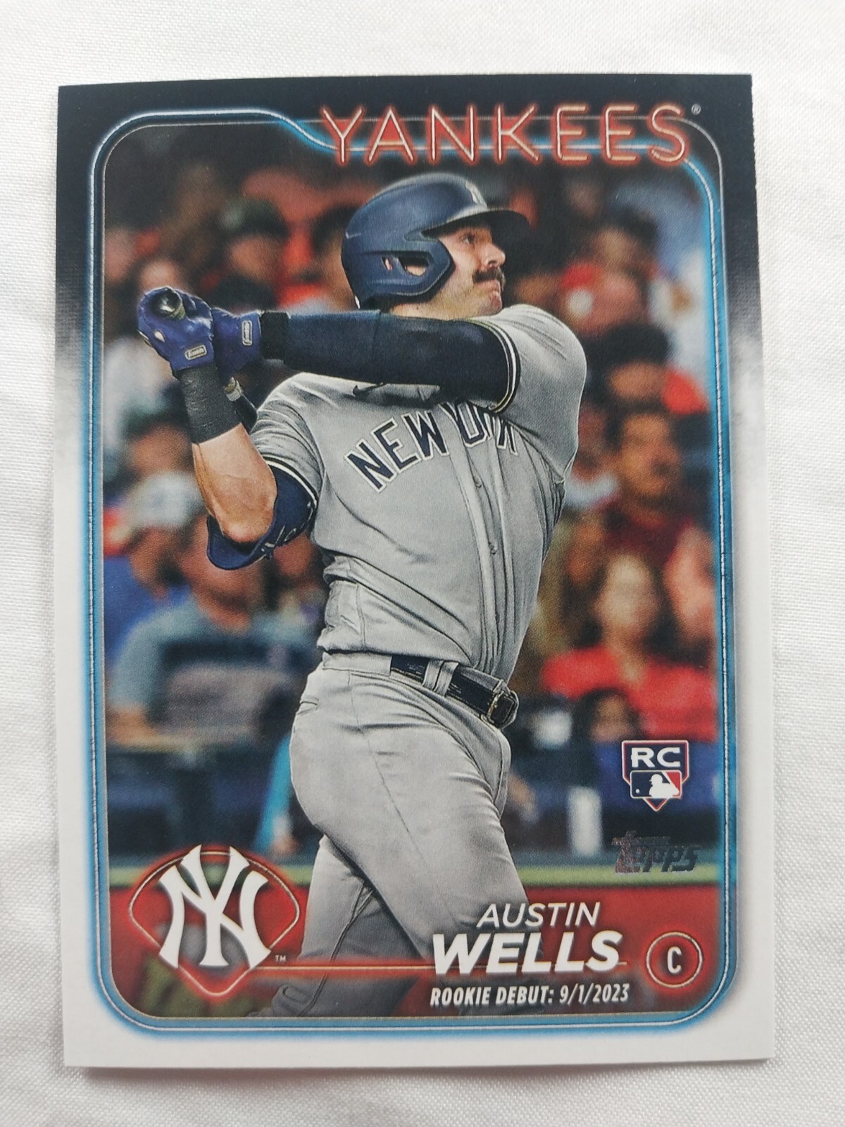 2024 Topps Update Series US325 Austin Wells, New York Yankees – Rookie Debut Qty