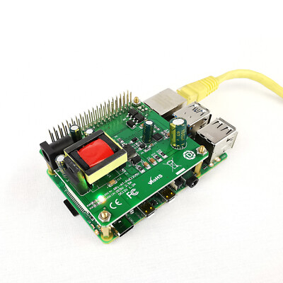 5V 12V PoE HAT Raspberry Pi 4 4B 3B+ 3B Plus 3.5in Hard Disk Drive LED 26Watt