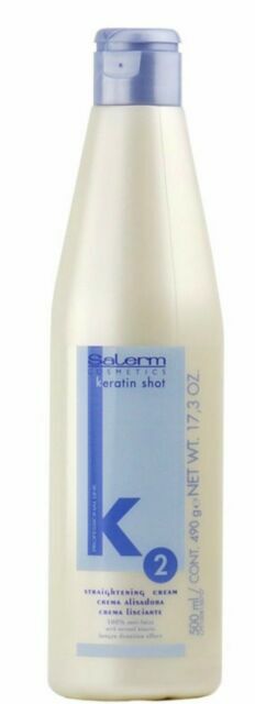 Salerm Keratin Shot Straightening Cream (500ml) for sale