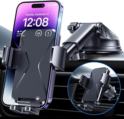 Porta Celular Para Auto Carro Coche Soporte Se Celu 3 En 1 Universal Ajustable