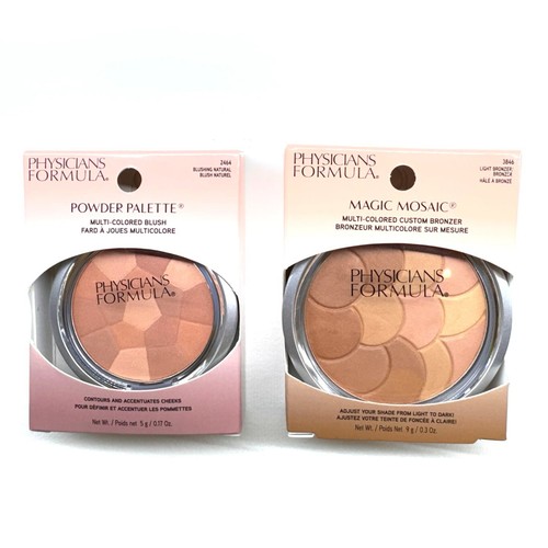 Set of 2 :PHYSICIANS FORMULA multi-coloredPowder Palette + Magic Mosaic Bronzer - Picture 4 of 13