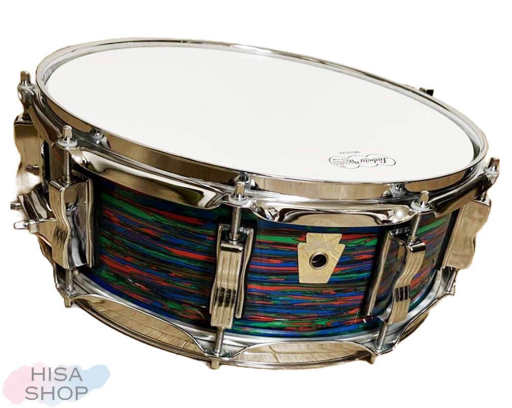 Ludwig LS401 14x5 Classic Maple Snare Drum Psychedelic Red Ludwig LS401 14x5 Classic Maple Snare Drum Psychedelic Red