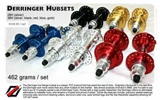 BMX - TNT BICYCLES DERRINGER HUB SET, FREEWHEEL, RED, BLUE, BLACK, SILVER, GOLD