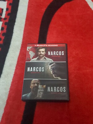 Narcos - 3 Complete Seasons:  1, 2 & 3 - 10 DVD Set, 25 Hours, 46 Min.