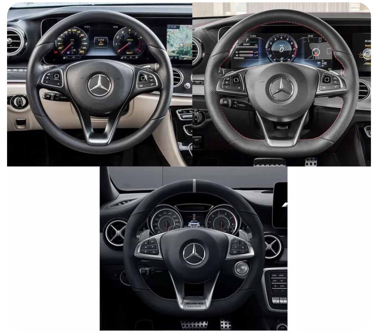 Genuine OEM MERCEDES C Class W205 Steering Wheel Airbag Mount Plate. 9a