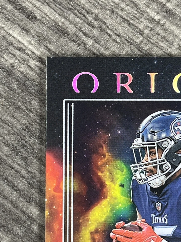 2023 Panini Origins, /125, TREYLON BURKS, Orange, Tennessee Titans, #96 - Image 4 of 4