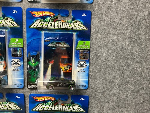 2004 Hot Wheels AcceleRacers Racing Drones FULL FACTORY SET OF 9 - Picture 7 of 14