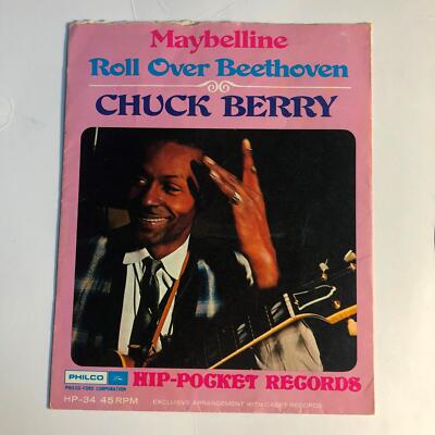 CHUCK BERRY Roll Over Beethoven b/w Maybelline HIP POCKET HP34 4'' 45rpm Vinyl