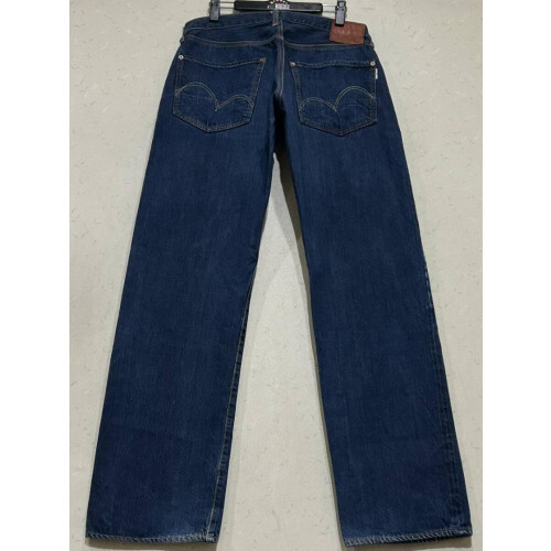 ★ DIAGONAL★ SIDE FASTEN DENIM PANTS dark blue DA233PT06DK STUDIO D'ARTISAN SD-D03 Selvedge Denim Pants Indigo, Size34