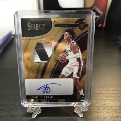 TRUE GOLD DISCO RPA 10/10 - JOSHUA PRIMO - 2021-22 SELECT BASKETBALL SPURS RC