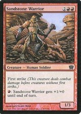 MTG - 9th Edition - Sandstone Warrior - 2X - Foil - NM