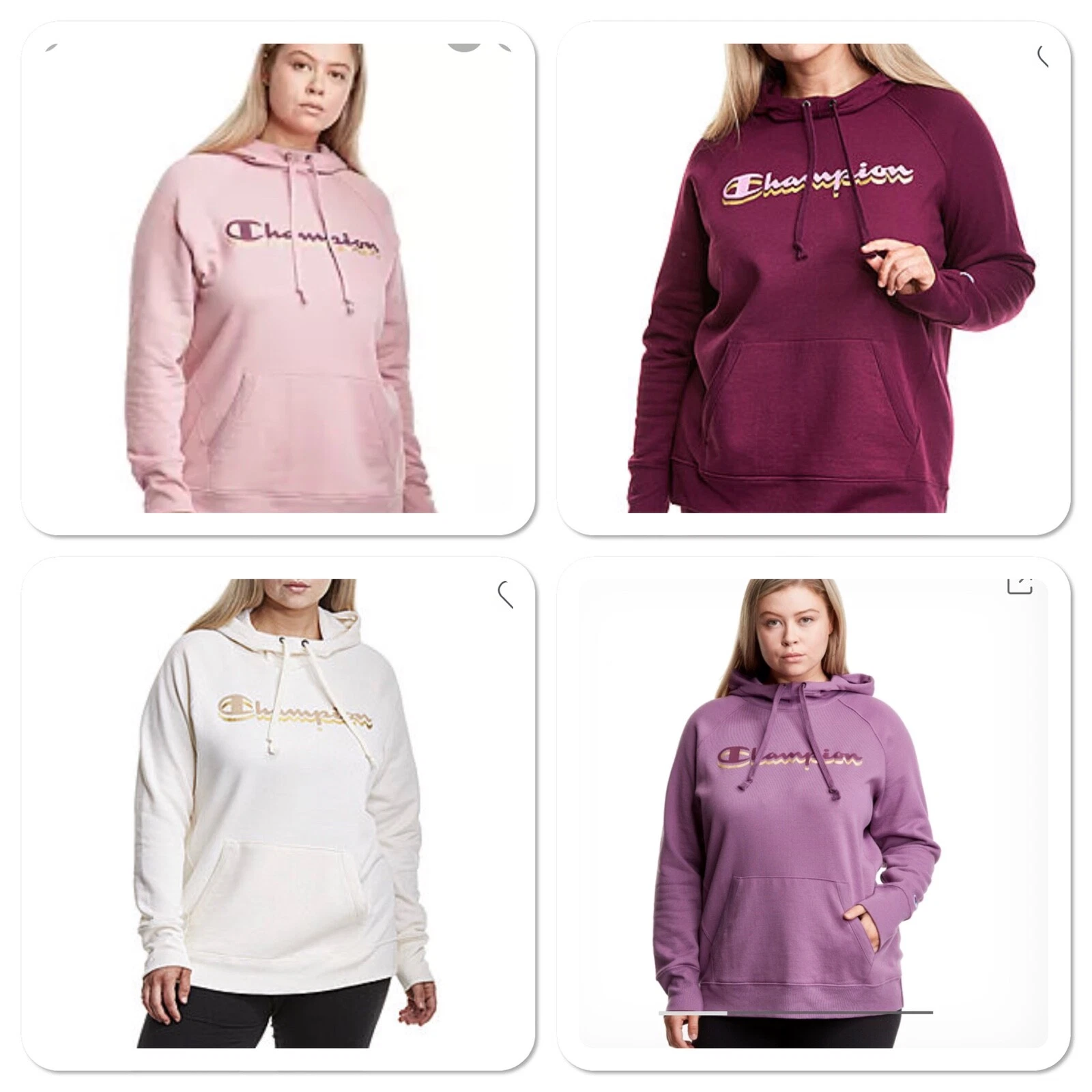 Champion® Powerblend Classic Graphic Hoodie BNWTS $55 COMBINEDSHIPPING 1X 2X 3X
