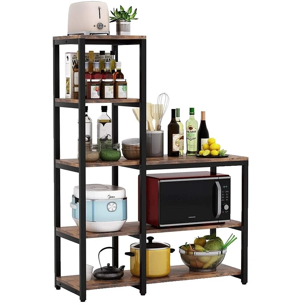 Brown Bathroom Shelves