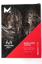 Mission RealTree VaporActive Baselayer Tights Men's Large Waist 34-36