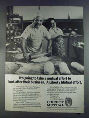 1980 Liberty Mutual Insurance Ad - Look After Business