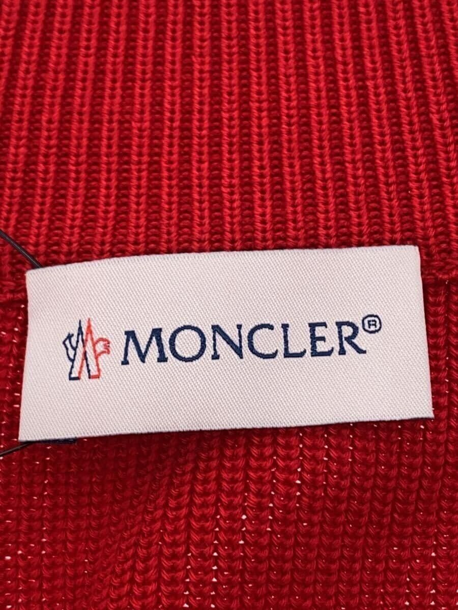 MONCLER Cardigan (Thin L Cotton Red H20919B00013M1367 Used MONCLER Cardigan (Thin L Cotton Red H20919B00013M1367 Used