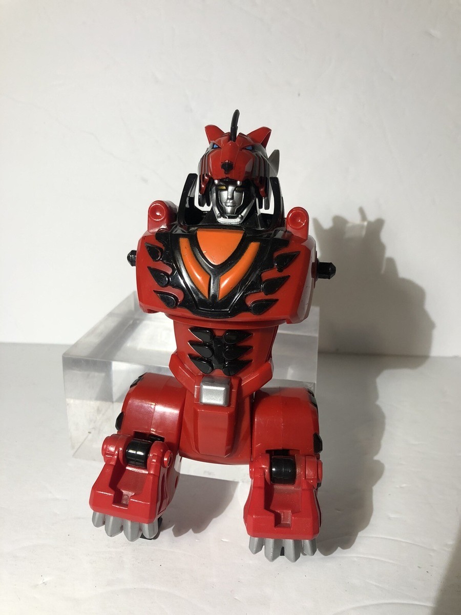 Power Rangers Bandai 2007 Jungle Fury Spinning Red Tiger