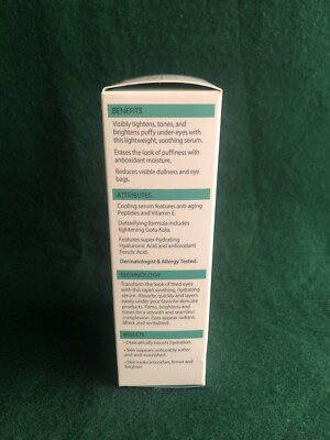Tinh chất Advanced Clinicals Puffy Eye Serum, Professional Correction Serum