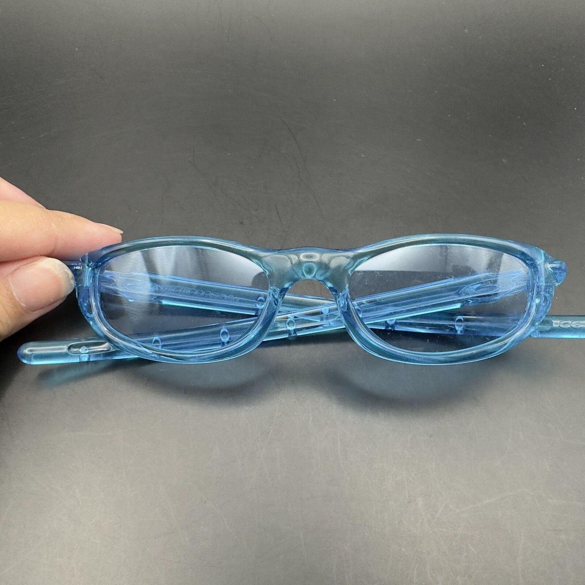 Oakley Four S Ice Blue w/Light Blue Lenses | eBay
