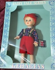 Hansel Doll SLEEPY Eyes Blonde Blue vtg Fairy Tale Series Kehagias 10”