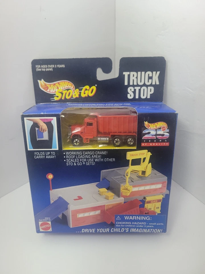 Hot Wheels Truck Stop 1995 Sto & Go nueva caja sellada Foto 2 de 3