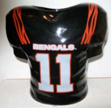 NFL CINCINNATI BENGALS VINTAGE 1990  GEERLINGS CERAMIC FOOTBALL JERSEY PLANTER