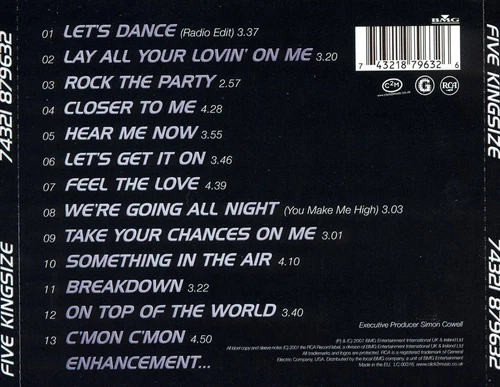 5IVE - KINGSIZE NEW CD - Obrázek 1 z 1