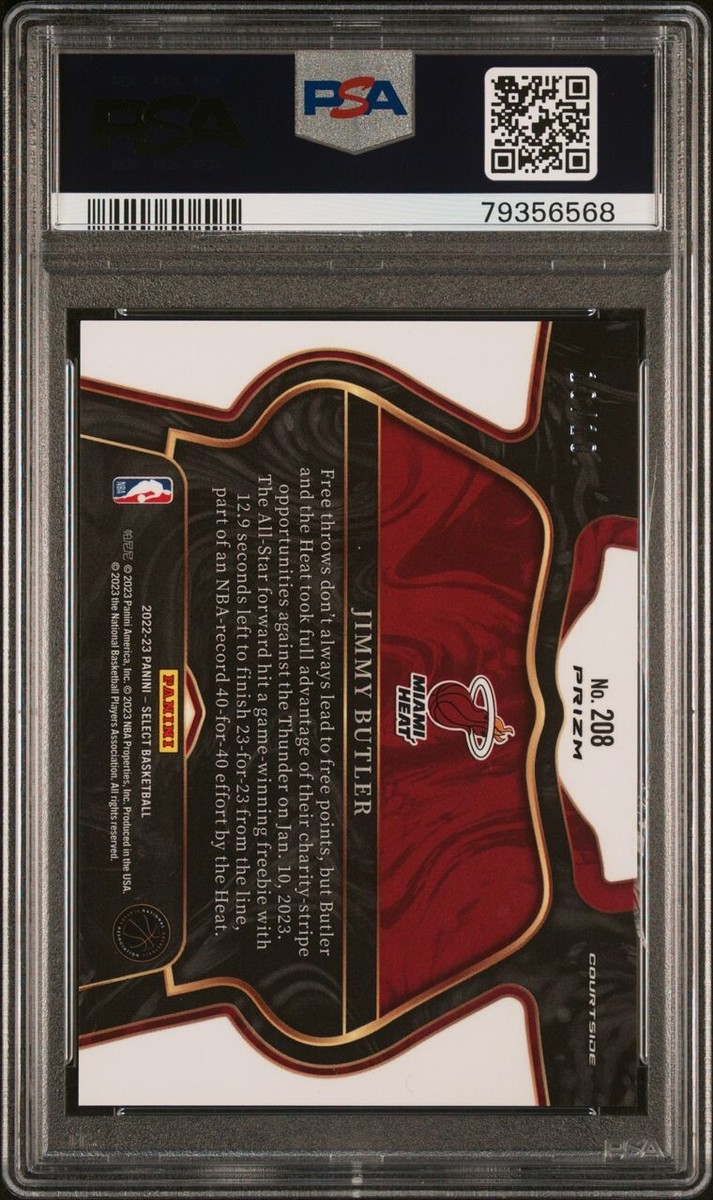 2022-23 Panini Select Jimmy Butler Gold Disco /10 Court Side 2022-23 Panini Select Jimmy Butler Gold Disco /10 Court Side