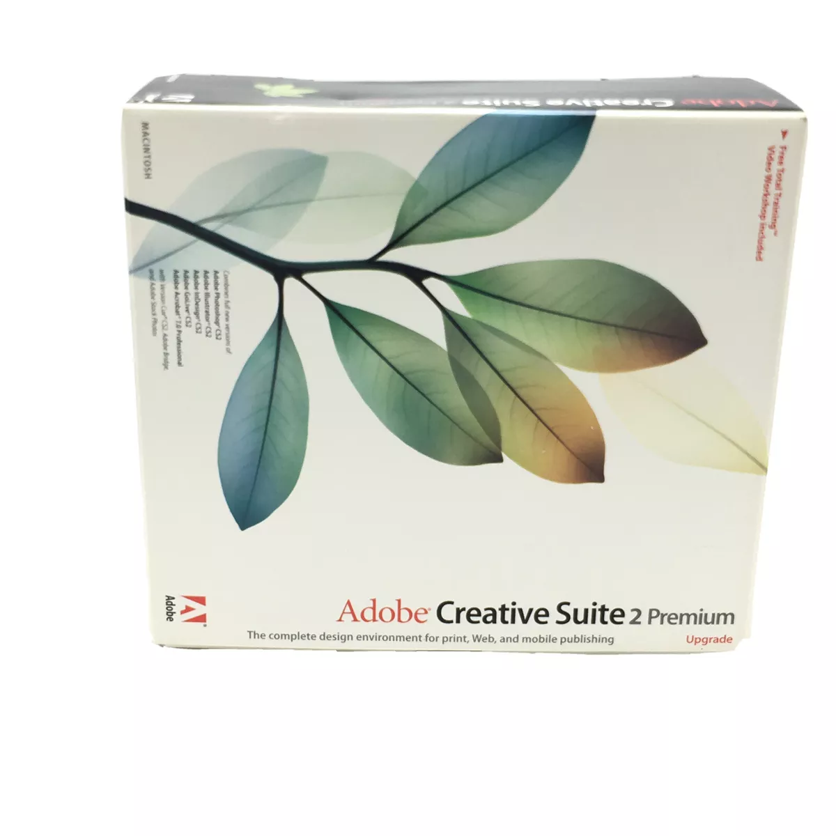 Adobe Creative Suite 2 Premium Upgrade Software - MAC (Retail Box) w/serial #