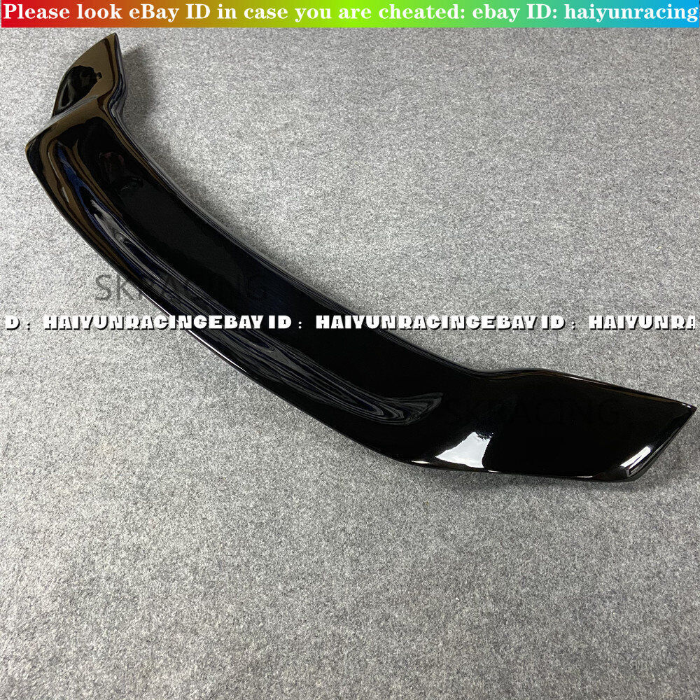 Gloss Black Factory Style Spoiler For 2015-2017 Hyundai Sonata - Trunk Lip Wing (Bolt-On)